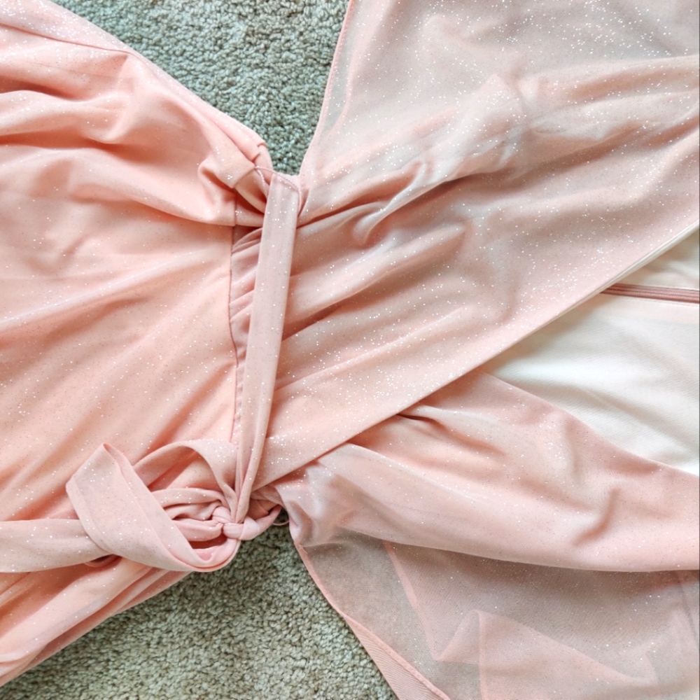 Pink Glitter Dress Gem